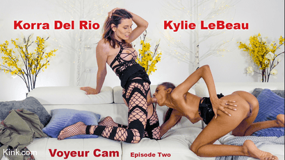 Voyeur Cam Pt. 2: Kylie Le Beau Sucks and Fucks Roommate Korra Del Rio