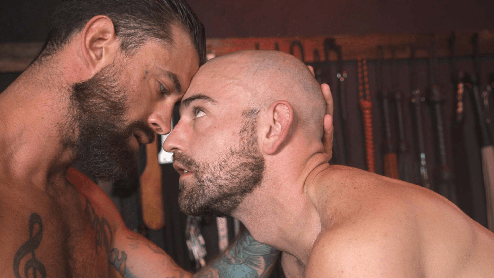 Photo number 24 from In The Doghouse: Alpha Wolfe Stretches Pup Riley Landon's Hole RAW shot for Kinky Bites Men on Kink.com. Featuring Alpha Wolfe and Riley Landon in hardcore BDSM & Fetish porn.