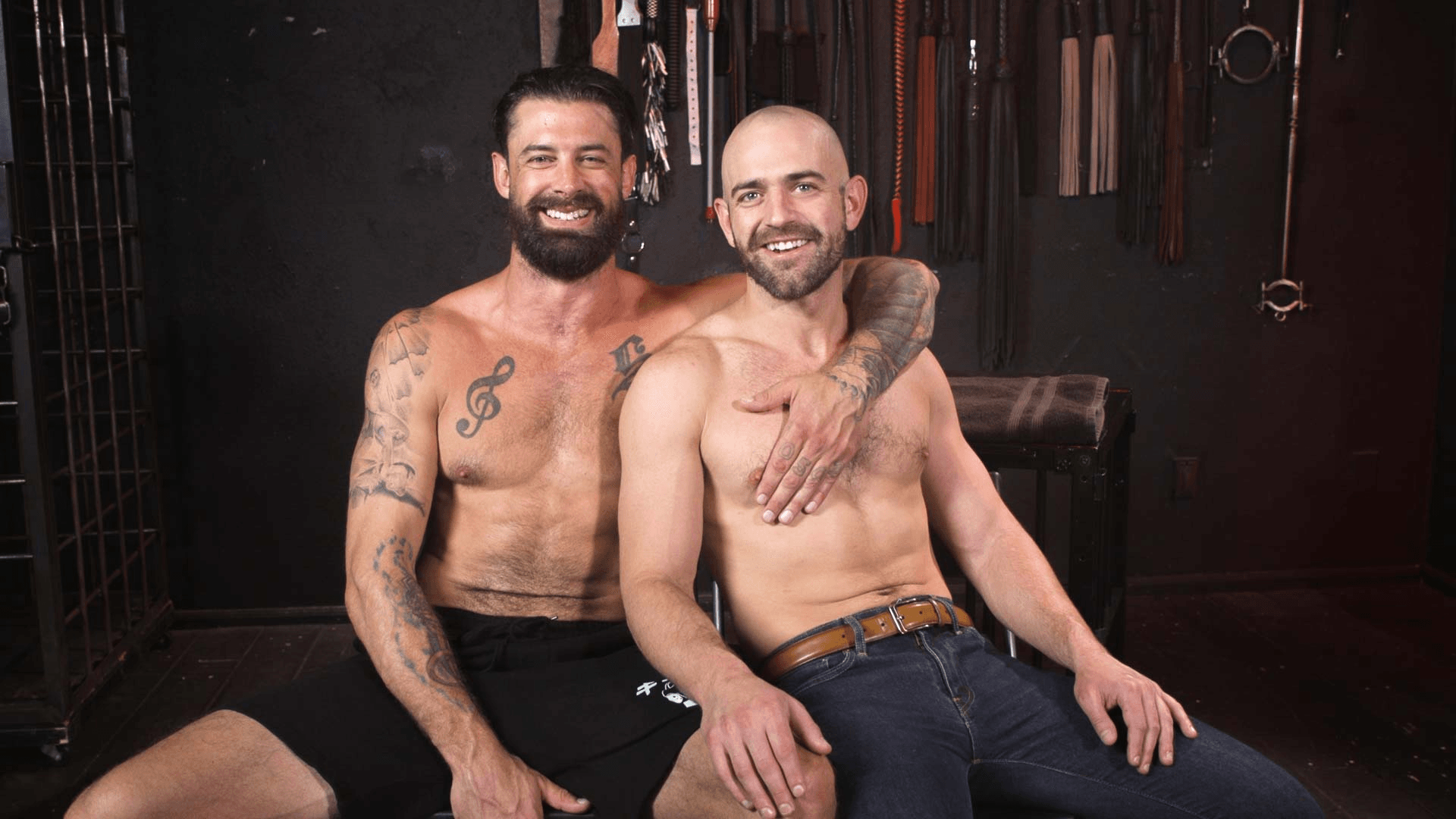 Photo number 33 from In The Doghouse: Alpha Wolfe Stretches Pup Riley Landon's Hole RAW shot for Kinky Bites Men on Kink.com. Featuring Alpha Wolfe and Riley Landon in hardcore BDSM & Fetish porn.