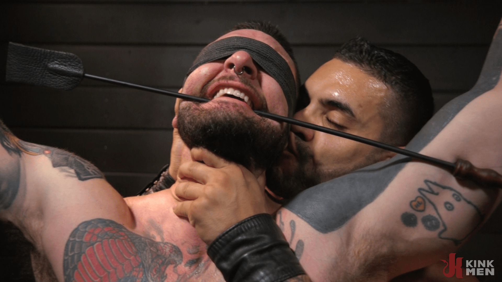 Photo number 10 from Arad Winwin: The Manhandler  shot for KinkMen Classics on Kink.com. Featuring Teddy Bryce and Arad Winwin in hardcore BDSM & Fetish porn.