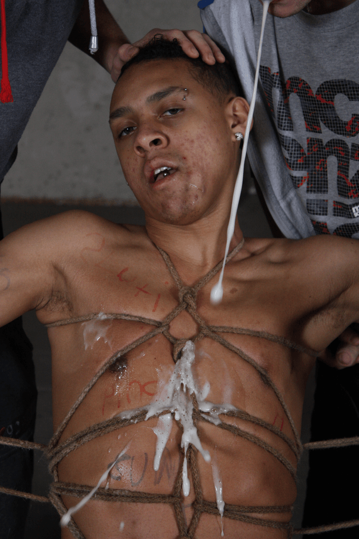 Photo number 14 from The boys wanted feed their cocks to tied up Marcus
 shot for Boynapped on Kink.com. Featuring Marcus Warren, Luke Desmond, Mackenzie Walker, Jacob Jaguar and Fane Hunter in hardcore BDSM & Fetish porn.