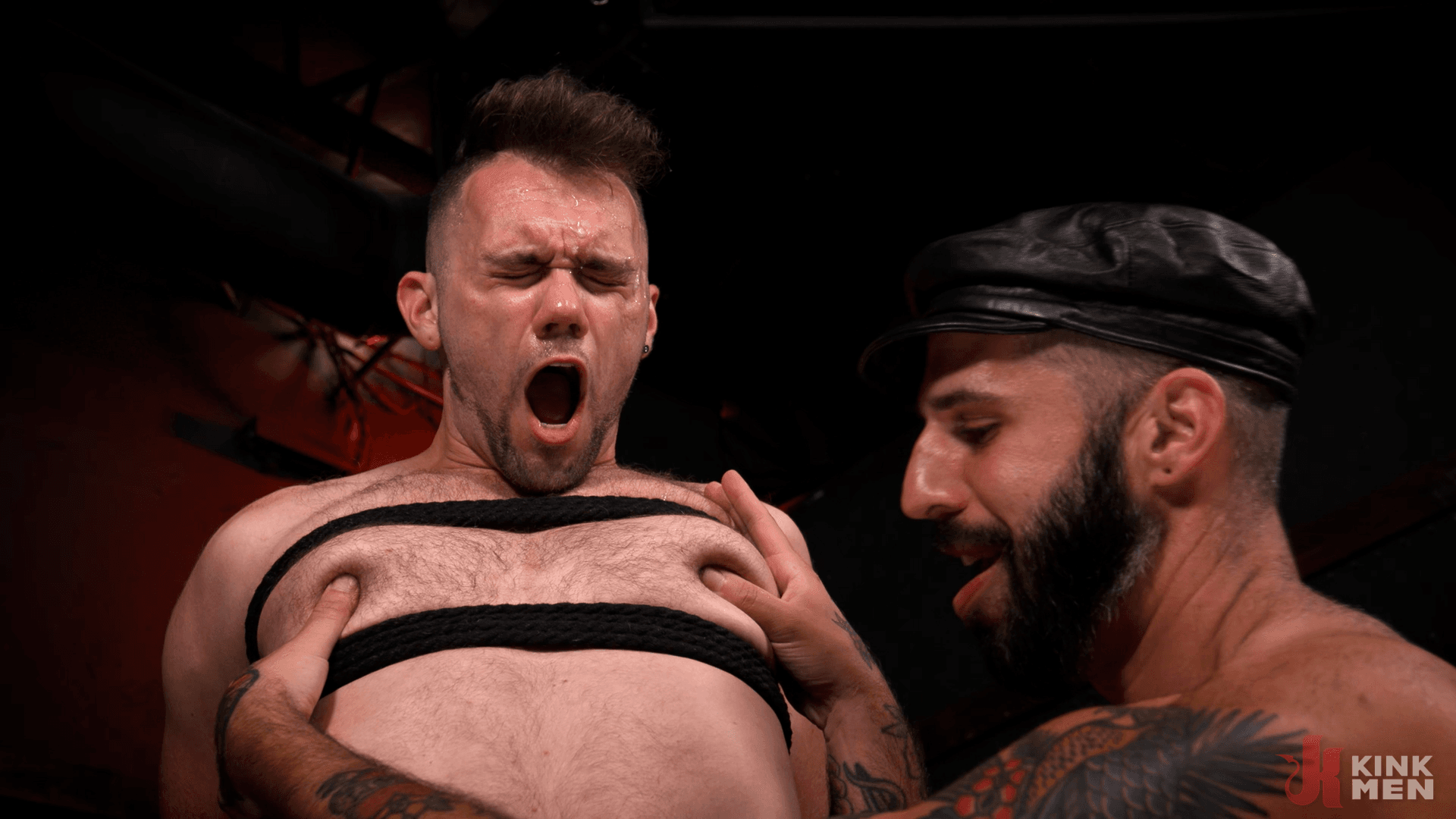 Photo number 20 from Romeo's Dirty Bitch shot for Bound Gods on Kink.com. Featuring Romeo Davis and Blaze Austin in hardcore BDSM & Fetish porn.