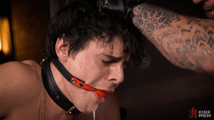 Photo number 9 from Ladder To Hell: Innocent Asher Day Aches For Gunnar Stone's Demon Dick shot for Bound Gods on Kink.com. Featuring Gunnar Stone and Asher Day in hardcore BDSM & Fetish porn.