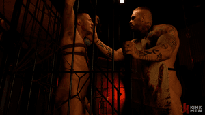 Photo number 24 from Silent Hill Delirium: Part 1 shot for Kink Men Series on Kink.com. Featuring Derek Kage and Davin Strong in hardcore BDSM & Fetish porn.