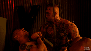 Photo number 37 from Silent Hill Delirium: Part 1 shot for Kink Men Series on Kink.com. Featuring Derek Kage and Davin Strong in hardcore BDSM & Fetish porn.