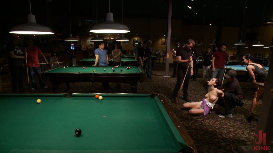 Lily Labeau Gets Played In Raunchy Pool Hall